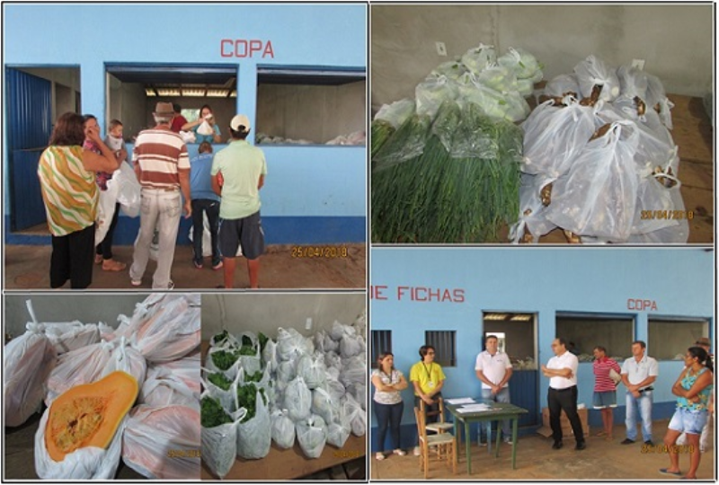 1ª entrega de cestas do PAA